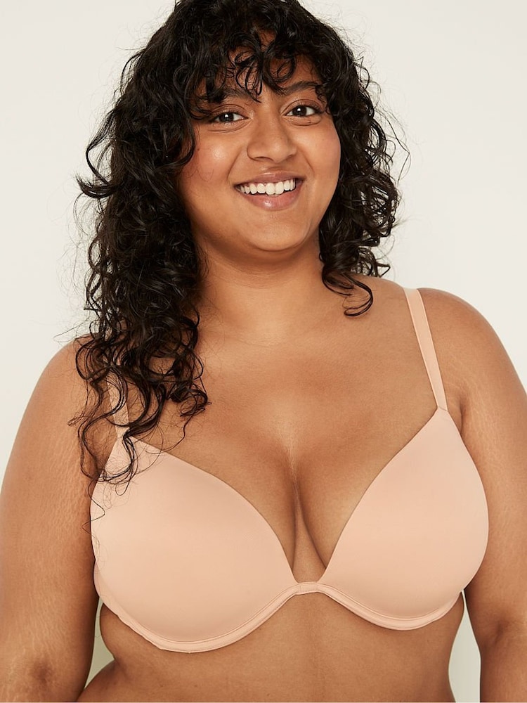Victoria's Secret PINK Beige Nude Super Push Up Bra - Image 3 of 3 Victoria's Secret PINK Beige Nude Super Push Up Bra - Image 3 of 3