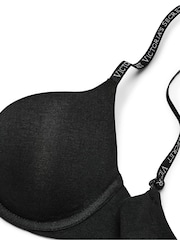 Victoria's Secret Black Full Cup Push Up Cotton Logo Bra - Image 4 of 4