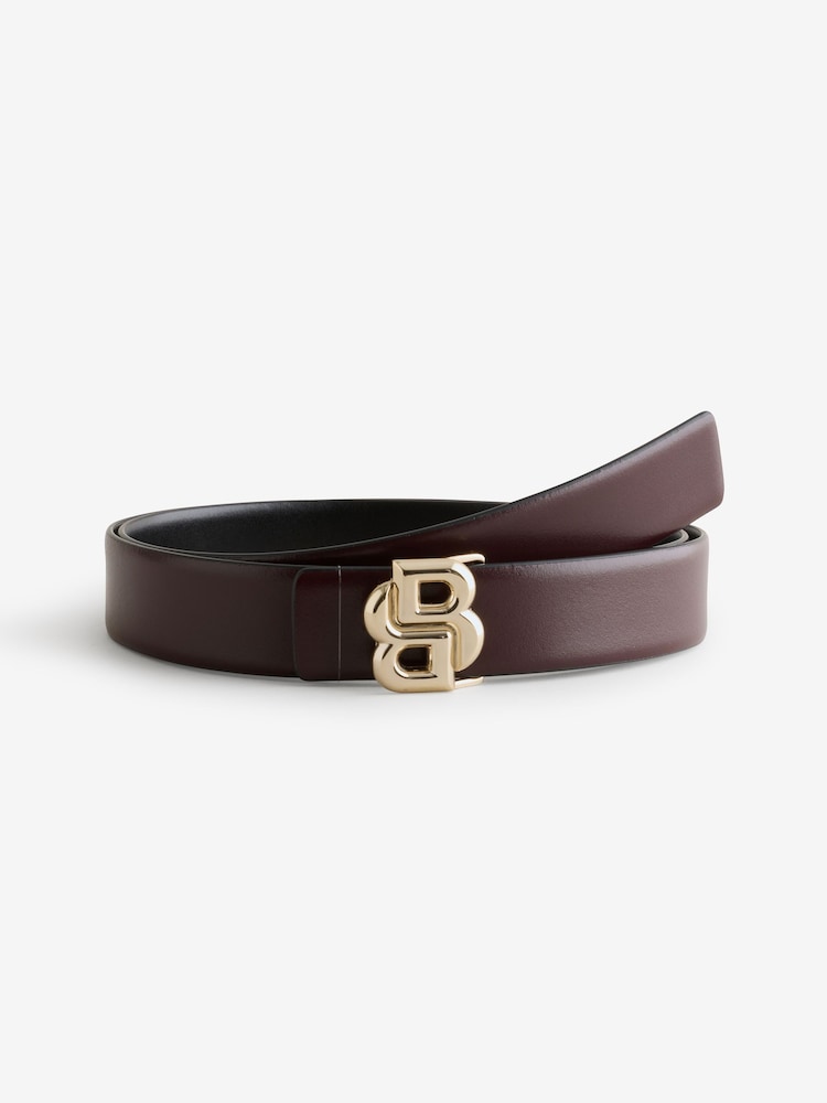 BOSS Purple Medium Icon Logo Belt - Image 1 of 1