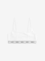 HUGO White Logo Band 2-Pack Bralettes - Image 3 of 3