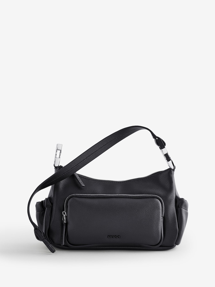 HUGO Black Bel Utility Shoulder Bag - Image 1 of 1 HUGO Black Bel Utility Shoulder Bag - Image 1 of 1