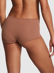 Victoria's Secret PINK Caramel Nude Short Cotton Knickers - Image 2 of 3