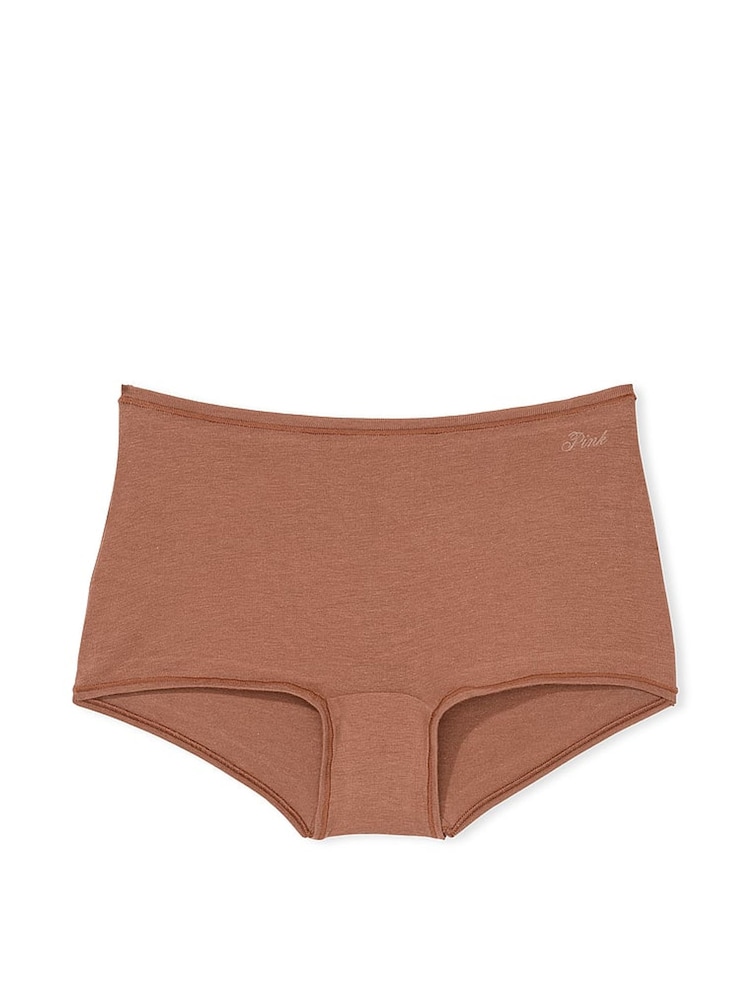 Victoria's Secret PINK Caramel Nude Short Cotton Knickers - Image 3 of 3