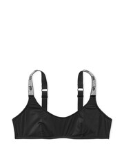 Victoria's Secret Black Monogram Shine Strap Bralette - Image 3 of 3