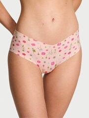 Victoria's Secret Purest Pink Floral Cheeky Knickers - Image 1 of 3