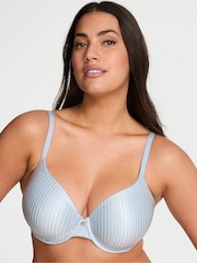 Victoria's Secret Palest Blue Stripe Lightly Lined Full Cup Bra - Image 1 of 2