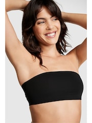 Victoria's Secret PINK Black Bandeau Stretch Bralette - Image 1 of 3