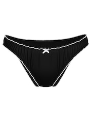 Victoria's Secret PINK Black Cheeky Bikini Bottoms - Image 3 of 3