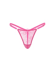 Victoria's Secret Ultra Pink Lace Knickers - Image 3 of 3