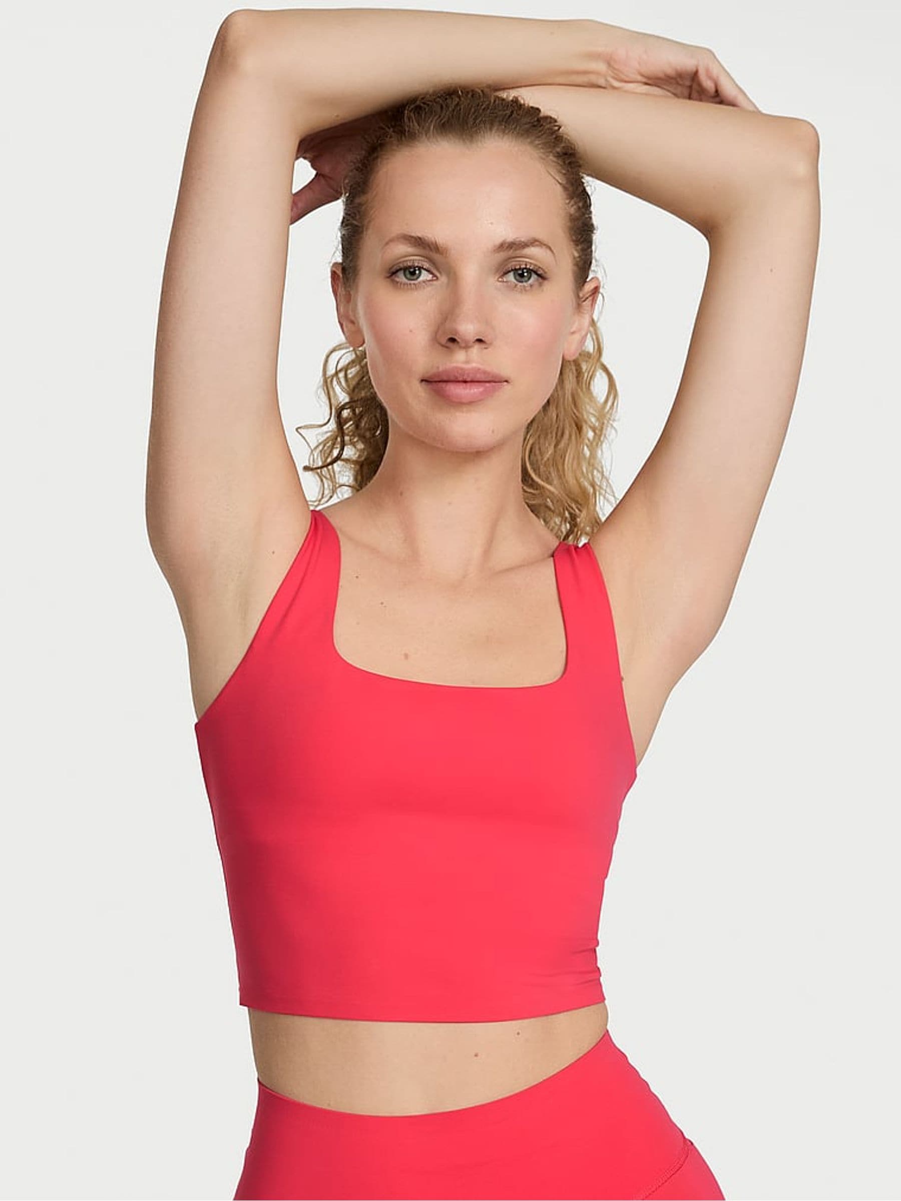 Victoria's Secret Pink Island Elevate Square Neck Bra Top