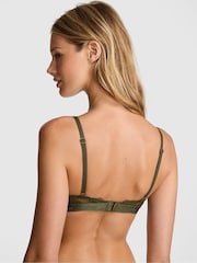 Victoria's Secret PINK Olive Green Push Up Balcony Bra - Image 2 of 4
