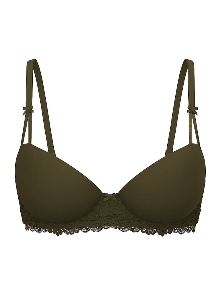 Victoria's Secret PINK Olive Green Push Up Balcony Bra - Image 4 of 4 Victoria's Secret PINK Olive Green Push Up Balcony Bra - Image 4 of 4