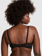 Victoria's Secret PINK Black Spider Web Embroidery Bra - Image 2 of 2