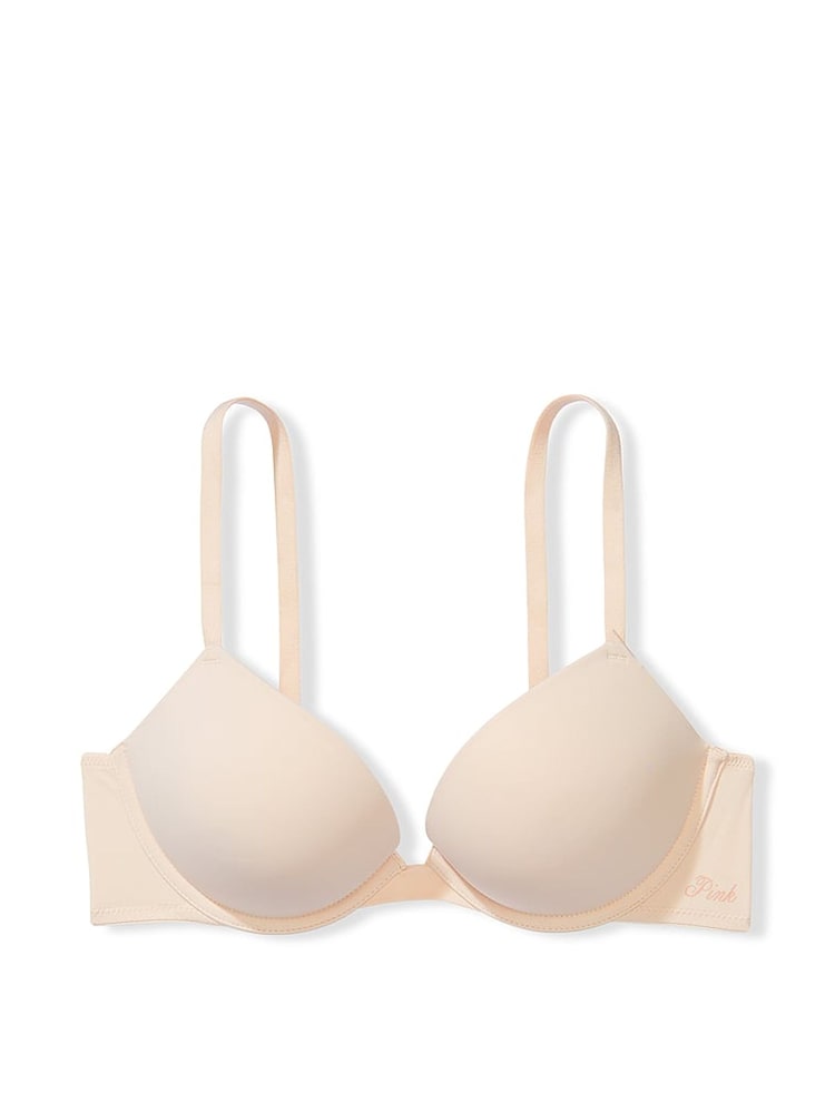 Victoria's Secret PINK Marzipan Nude Super Push Up Bra - Image 3 of 3