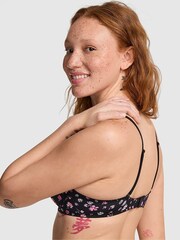 Victoria's Secret PINK Black Floral T Shirt Bra - Image 2 of 2