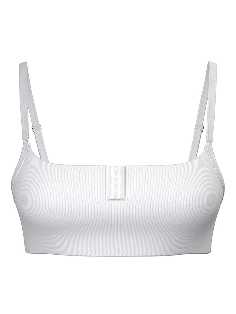 Victoria's Secret PINK White Bralette Scoop Bralette - Image 3 of 3 Victoria's Secret PINK White Bralette Scoop Bralette - Image 3 of 3