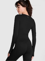 Victoria's Secret PINK Black Relay Cinched Top - Image 2 of 2