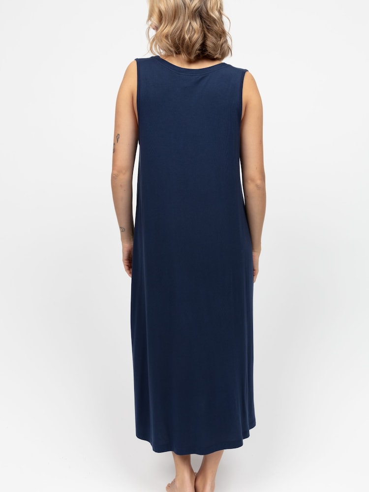 Cyberjammies Blue Jersey Long Nightdress - Image 2 of 4