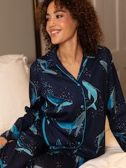 Cyberjammies Blue Long Sleeve Pyjamas Set - Image 3 of 4