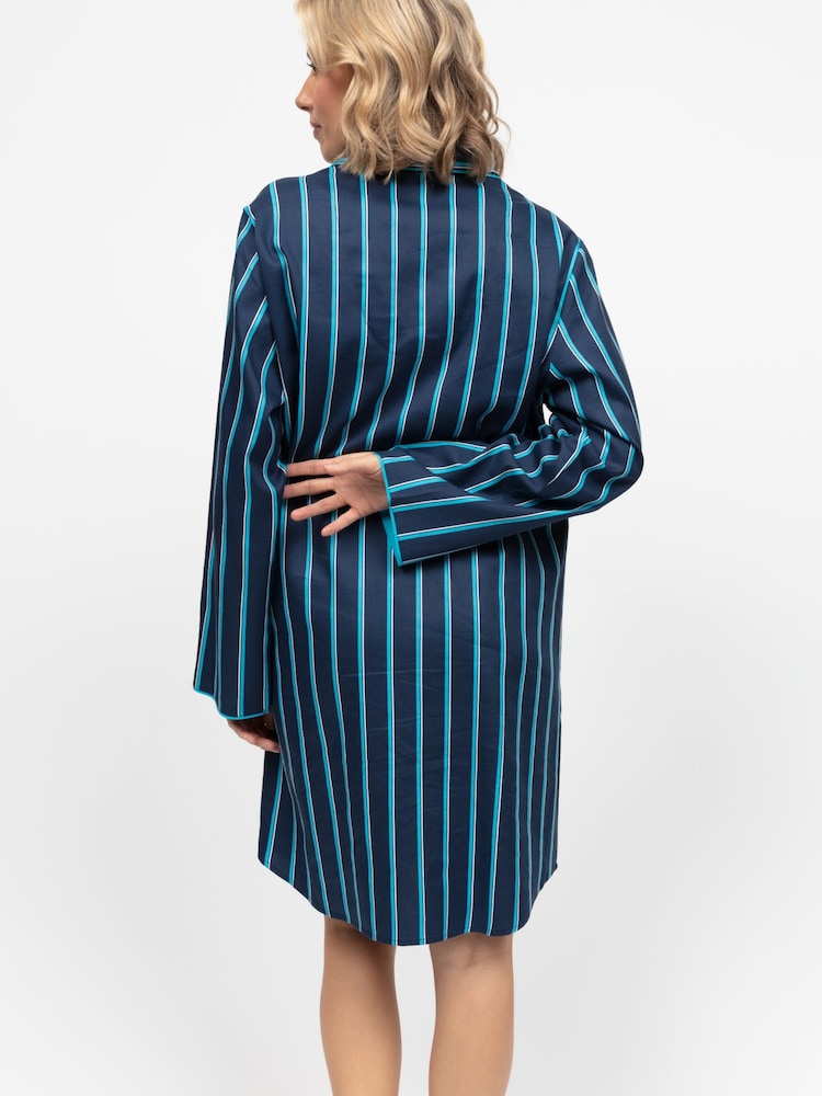Cyberjammies Blue Long Sleeve Woven Nightshirt - Image 2 of 4
