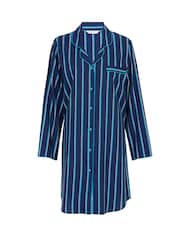 Cyberjammies Blue Long Sleeve Woven Nightshirt - Image 4 of 4