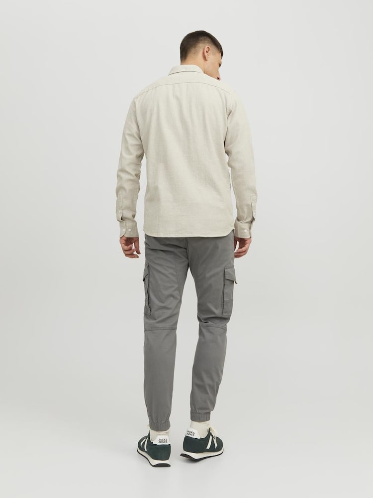 Dunkelgrau - Jack & Jones Cargohose - Bild 2 von 5