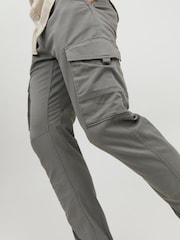 Dunkelgrau - Jack & Jones Cargohose - Bild 4 von 5