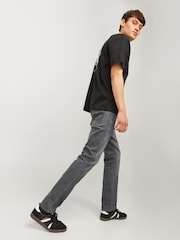 JACK & JONES Grey Glenn Slim Fit Jeans - Image 4 of 5