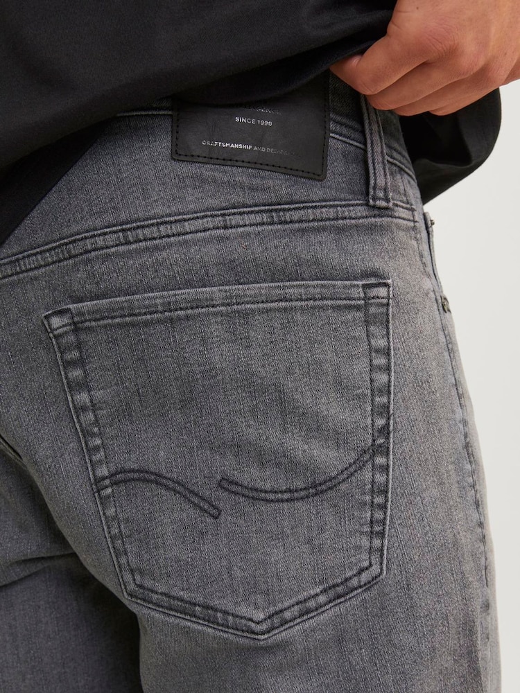 JACK & JONES Grey Glenn Slim Fit Jeans - Image 5 of 5