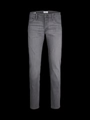JACK & JONES Grey Slim Fit Glenn Jeans - Image 8 of 9