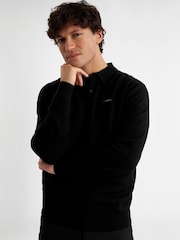 Calvin Klein Golf Stanton Black Polo Sweater - Image 2 of 8