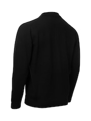 Calvin Klein Golf Stanton Black Polo Sweater - Image 6 of 8