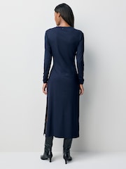 BOSS Blue Erlot Jersey Maxi Dress - Image 2 of 5