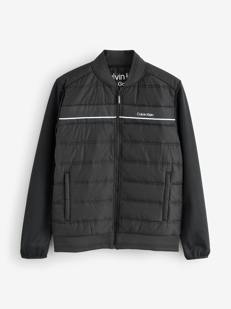 Calvin Klein Golf Lincoln Bomber Black Jacket - صورة 1 من 1