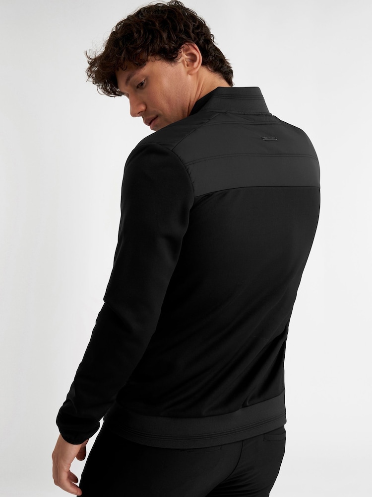 Calvin Klein Golf Lincoln Bomber Black Jacket - Image 2 of 10 Calvin Klein Golf Lincoln Bomber Black Jacket - Image 2 of 10