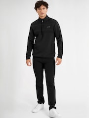 Calvin Klein Golf Houston Hybrid Half Zip Black Sweater - Image 3 of 9