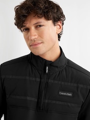 Calvin Klein Golf Houston Hybrid Half Zip Black Sweater - Image 4 of 9