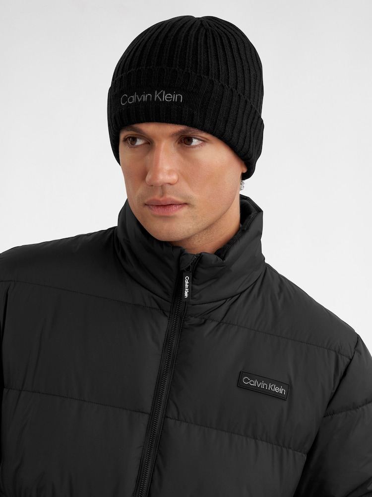 Calvin Klein Golf Boyland Knitted Beanie - Image 6 of 6 Calvin Klein Golf Boyland Knitted Beanie - Image 6 of 6