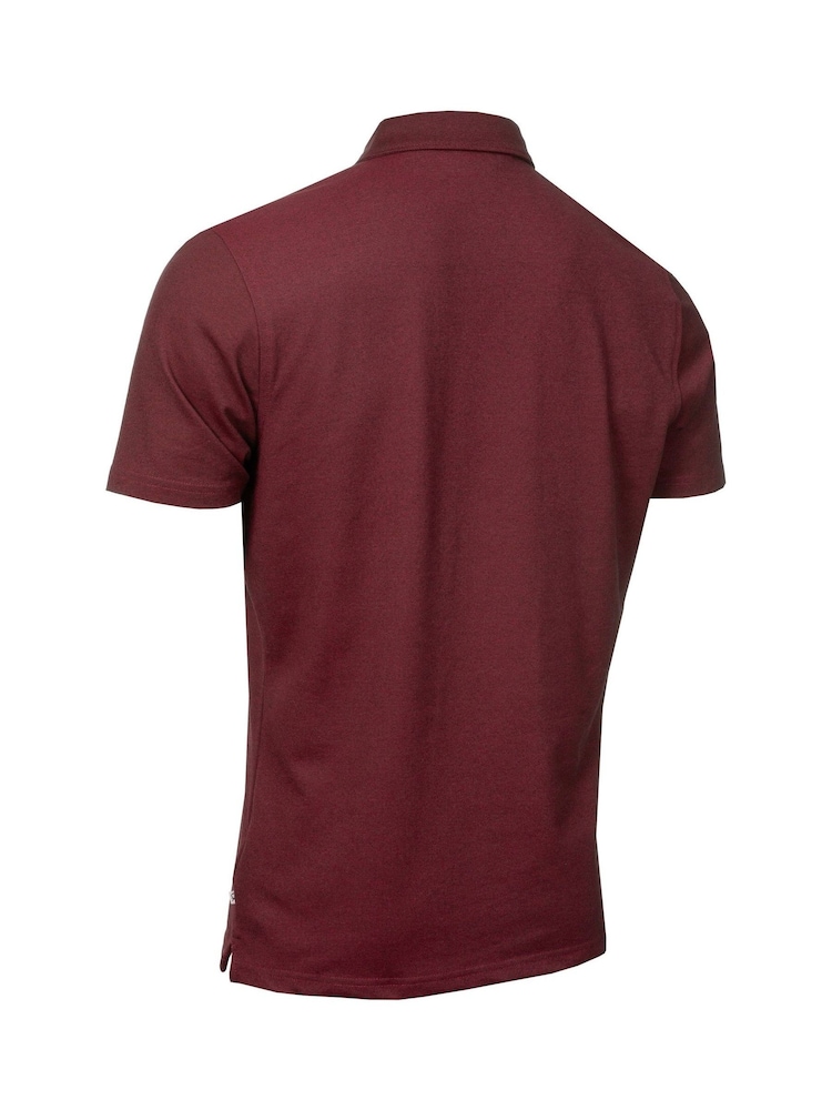 Calvin Klein Golf Red Uni Polo Shirt - Image 5 of 5 Calvin Klein Golf Red Uni Polo Shirt - Image 5 of 5