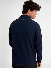 Calvin Klein Golf Blue Thompson Half Zip Fleece - Imagem 3 de 7