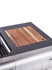 Outback Black Jupiter 4 B Hybrid BBQ with Side Burner - Image 4 of 6