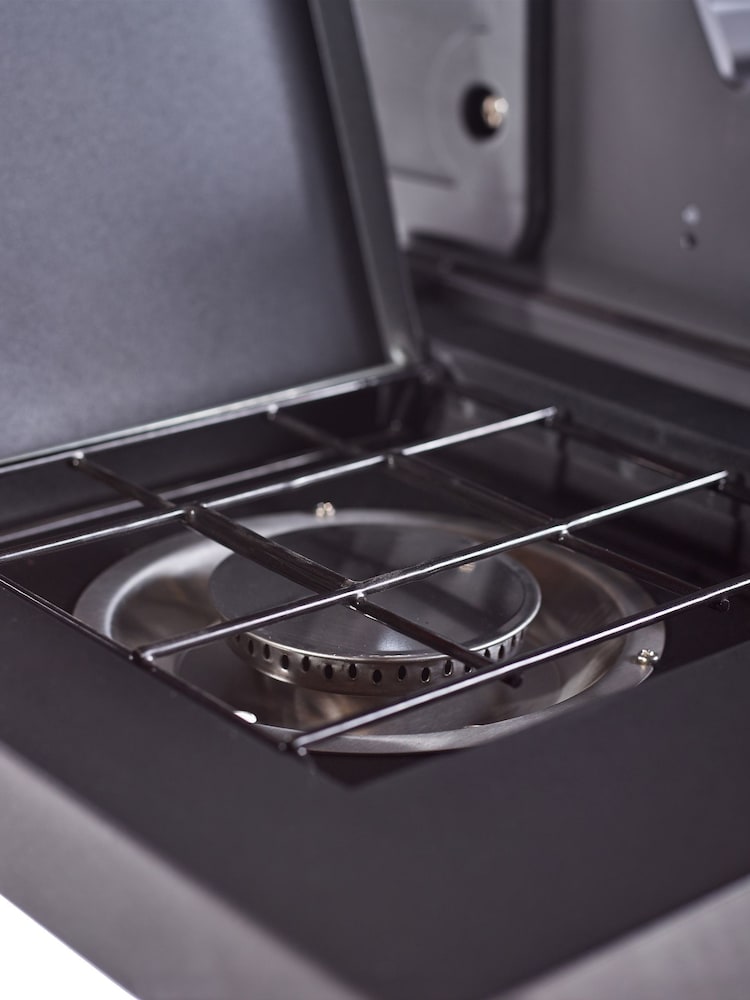 Outback Black Jupiter 4 B Hybrid BBQ with Side Burner - Image 6 of 6