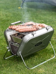 Outback Silver Portable Stainless Steel Charcoal BBQ - Image 2 of 9