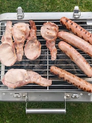 Outback Silver Portable Stainless Steel Charcoal BBQ - Image 5 of 9