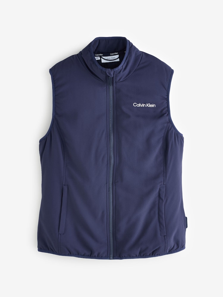 Calvin Klein Golf Blue Faye Full Zip Gilet - Image 1 of 1