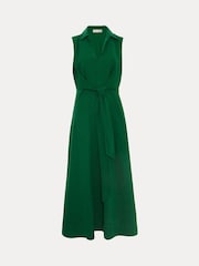 Phase Eight Green Becky Tie Dress - Image 6 of 7