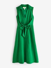 Phase Eight Green Becky Tie Dress - Image 7 of 7