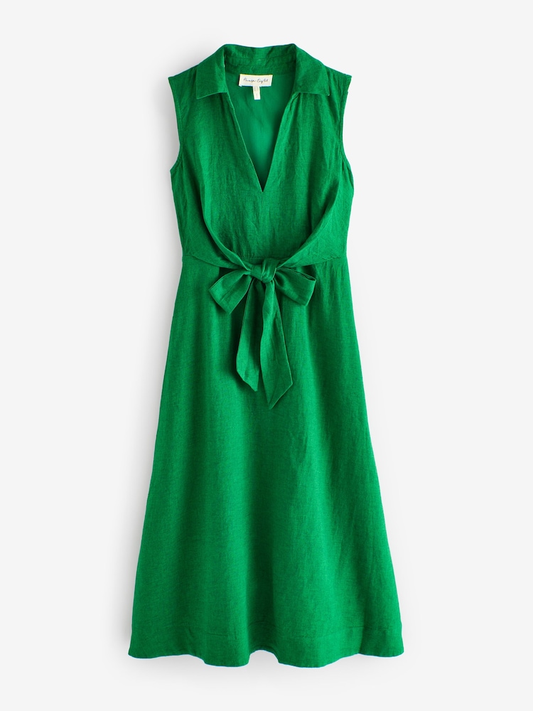 Phase Eight Green Becky Tie Dress - Image 7 of 7 Phase Eight Green Becky Tie Dress - Image 7 of 7