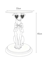 Gold Willamina Whippet Dog Side Table - Image 4 of 4