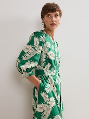 Phase Eight Green 100% Cotton Louisa Dress - Image 4 of 7
